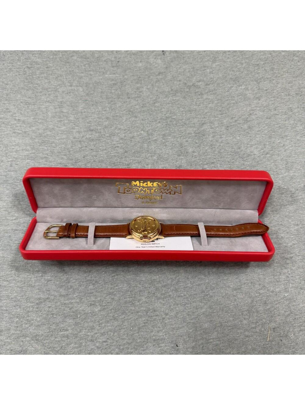 Vintage Disneyland Mickeys Toontown 1993 Commemorative Watch New w/original Box